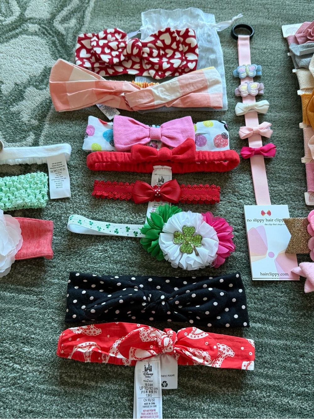Bundle of baby hair accessories